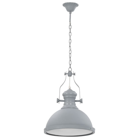 Lampadario Grigio Rotondo E27 281625