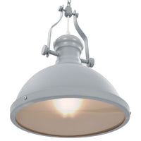 Lampadario Grigio Rotondo E27 281625