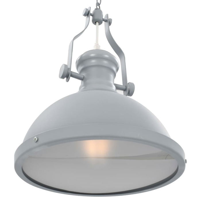 Lampadario Grigio Rotondo E27 281625
