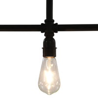 Lampadario Nero per 3 Lampadine E27 281628
