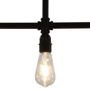 Lampadario Nero per 3 Lampadine E27 281628