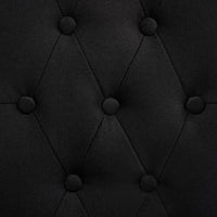 Sedie da Pranzo 2 pz Nere in Tessuto cod mxl 31536