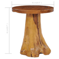 Tavolino da Salotto 40x40 cm in Legno Massello di Teak 281653