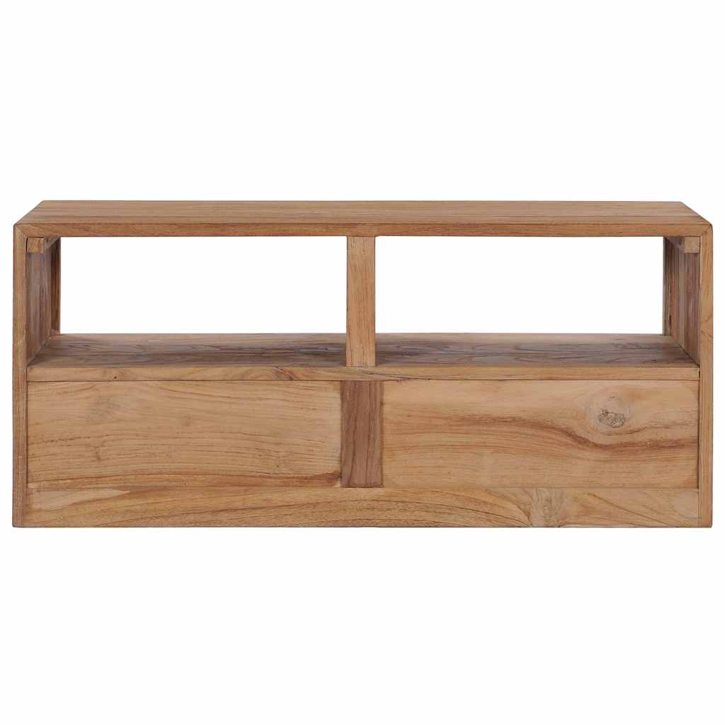 Mobile Porta TV 90x30x40 cm in Legno Massello di Teak 282848