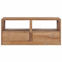 Mobile Porta TV 90x30x40 cm in Legno Massello di Teak 282848