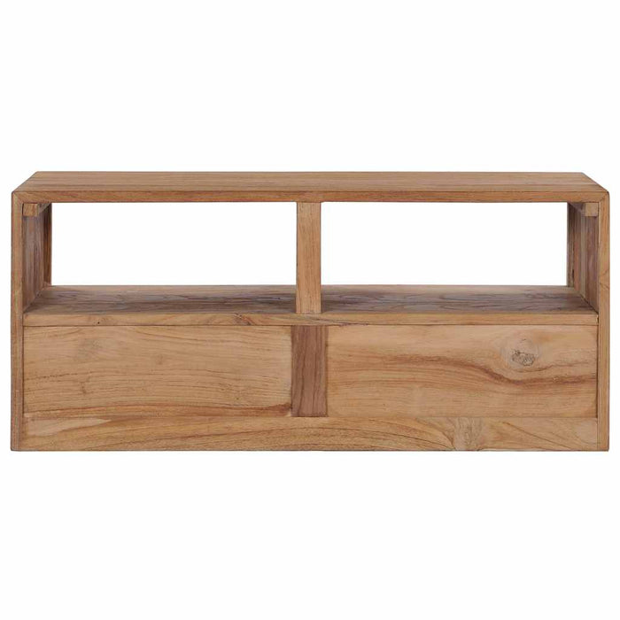 Mobile Porta TV 90x30x40 cm in Legno Massello di Teak 282848