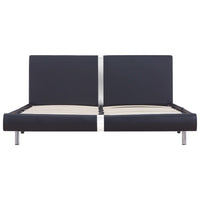 Giroletto senza Materasso-Struttura Letto Nero in Similpelle 120x200 cm