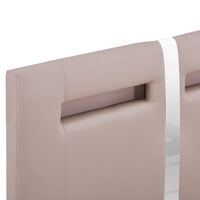 Giroletto con LED senza Materasso Cappuccino 90x200 cm 280861