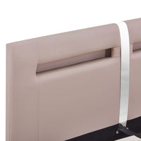 Giroletto con LED senza Materasso Cappuccino 120x200 cm 280862