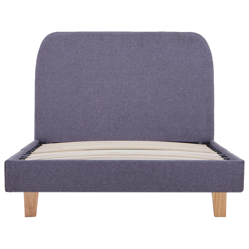 Giroletto senza Materasso Grigio Chiaro 90x200 cm Tessuto 280871