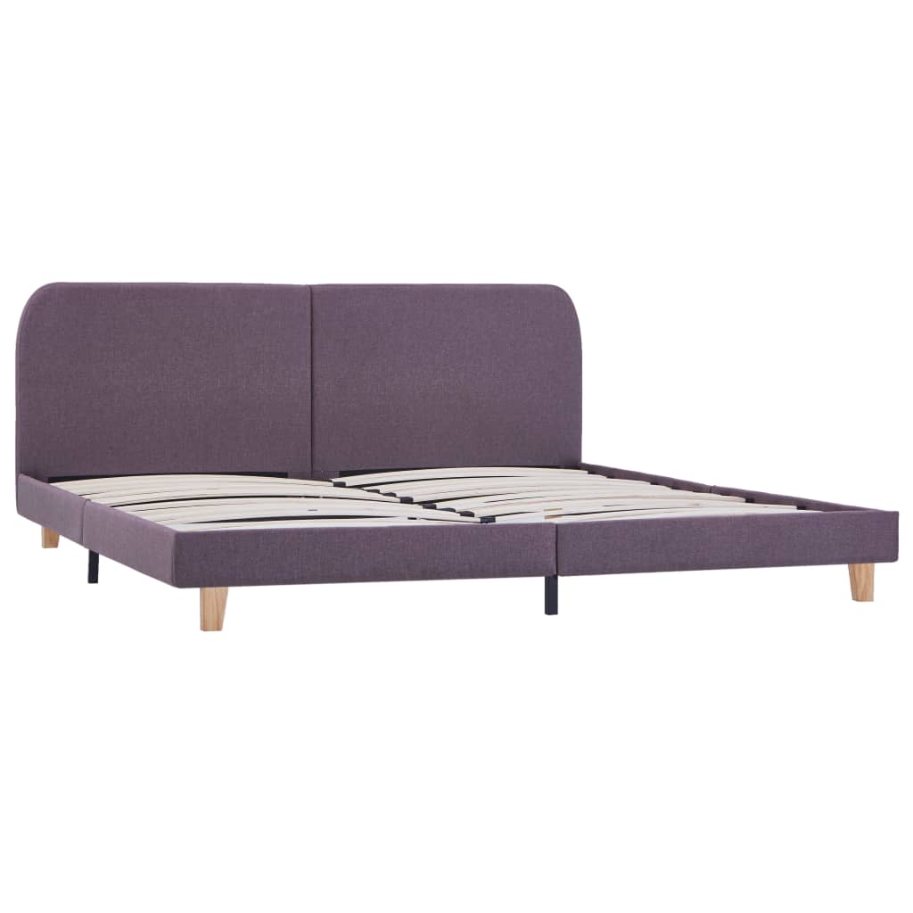 Giroletto senza Materasso-Struttura Letto Tortora 180x200 cm in Tessuto 792669