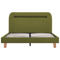 Giroletto con LED senza Materasso Verde 120x200 cm Tessuto 280907