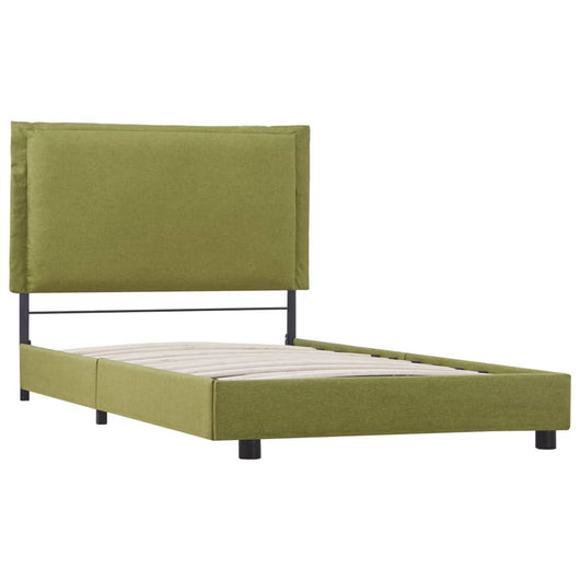 Giroletto senza Materasso-Struttura Letto Verde in Tessuto 90x200 cm 485992