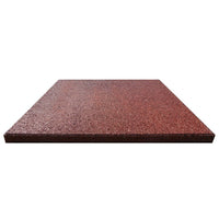 Piastrelle Anticaduta 24 pz in Gomma 50x50x3 cm Rosse 276272