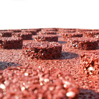 Piastrelle Anticaduta 24 pz in Gomma 50x50x3 cm Rosse 276272