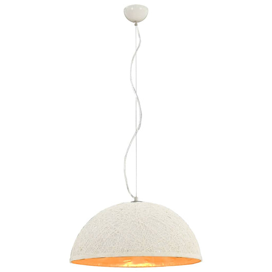 Lampadario da Soffitto Bianco e Oro Ø50 cm E27 50936