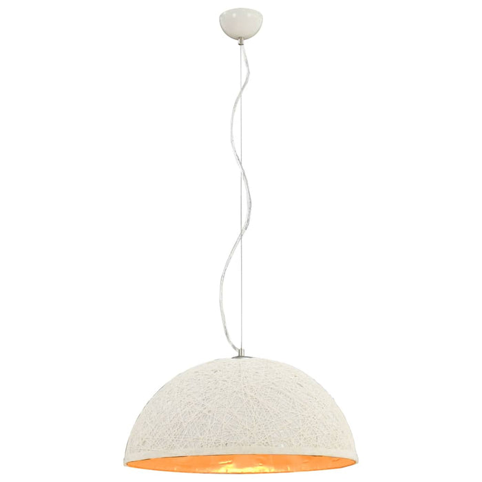 Lampadario da Soffitto Bianco e Oro Ø50 cm E27 50936