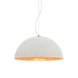 Lampadario da Soffitto Bianco e Oro Ø50 cm E27 50936