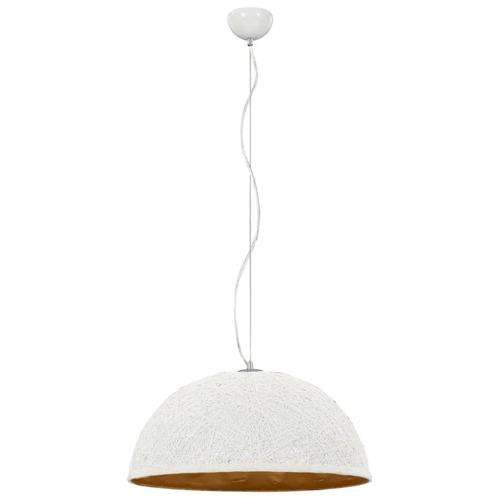 Lampadario da Soffitto Bianco e Oro Ø50 cm E27 50936