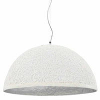 Lampadario da Soffitto Bianco e Argento Ã˜50 cm E27 cod mxl 58503