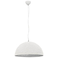 Lampadario da Soffitto Bianco e Argento Ø50 cm E27 50937