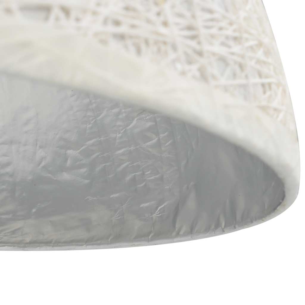Lampadario da Soffitto Bianco e Argento Ã˜50 cm E27 cod mxl 58503