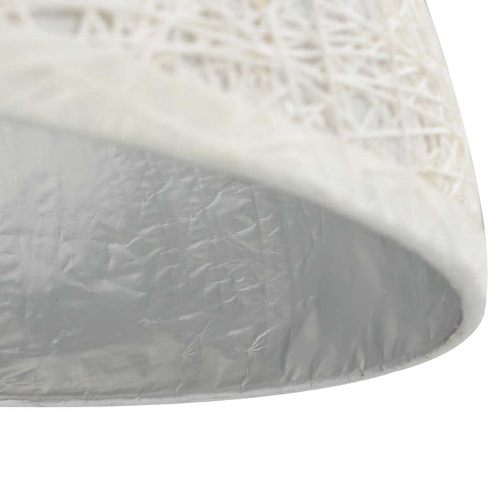 Lampadario da Soffitto Bianco e Argento Ã˜50 cm E27 cod mxl 58503