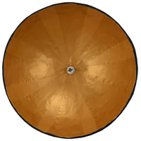 Lampada a Sospensione Nera e Oro Ø70 cm E27 50941