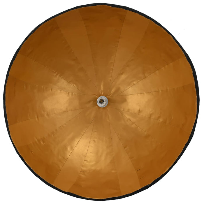 Lampada a Sospensione Nera e Oro Ø70 cm E27 50941