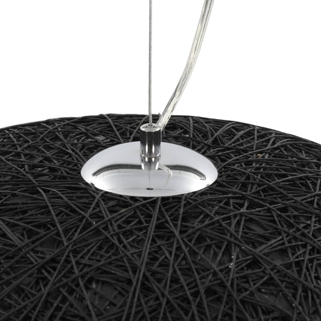 Lampada a Sospensione Nera e Oro Ø70 cm E27 50941