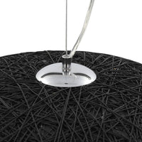 Lampada a Sospensione Nera e Oro Ø70 cm E27 50941