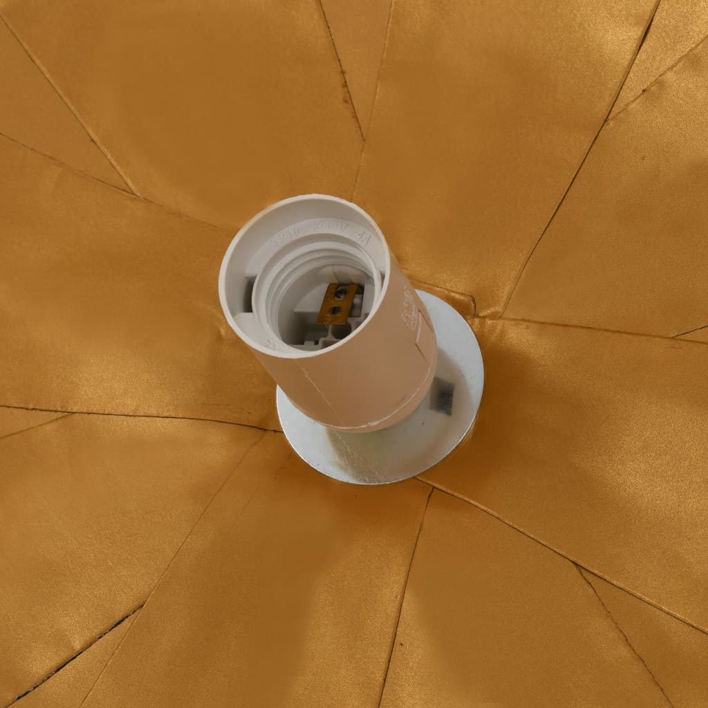 Lampada a Sospensione Nera e Oro Ø70 cm E27 50941