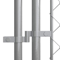 Canile da Esterno con Tetto 7,6x3,8x2,3 m 144937