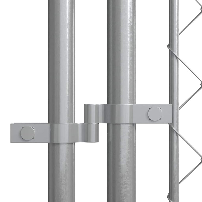 Canile da Esterno con Tetto 7,6x3,8x2,3 m 144937