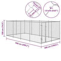 Canile da Esterno 8x4x2 m