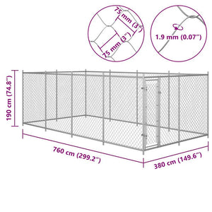 Canile da Esterno 8x4x2 m