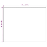 Specchio Senza Cornice-Specchio Decorativo 100x60 cm in Vetro