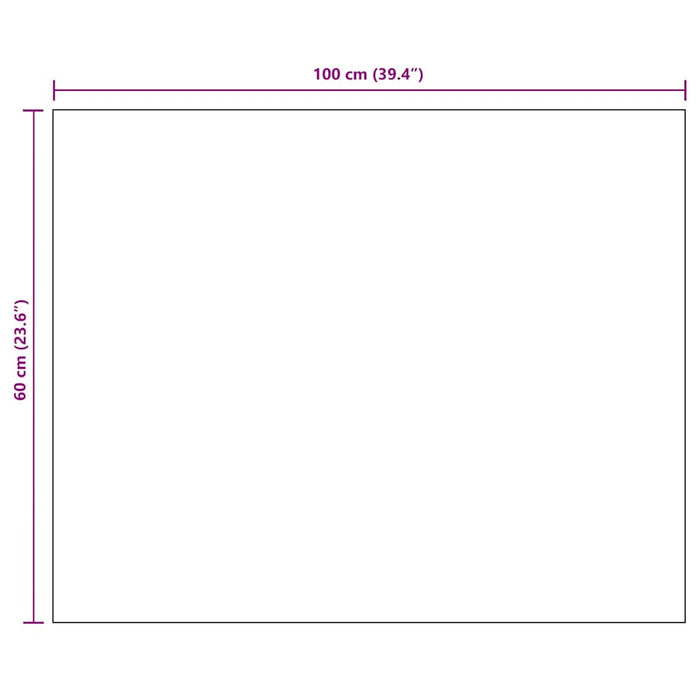 Specchio Senza Cornice-Specchio Decorativo 100x60 cm in Vetro
