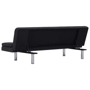 Divano Letto con 2 Cuscini Grigio Scuro in Poliestere cod mxl 22566