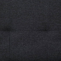 Divano Letto con 2 Cuscini Grigio Scuro in Poliestere cod mxl 22566