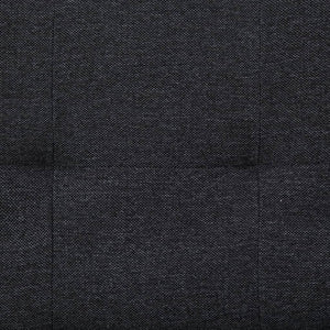 Divano Letto con 2 Cuscini Grigio Scuro in Poliestere 282184