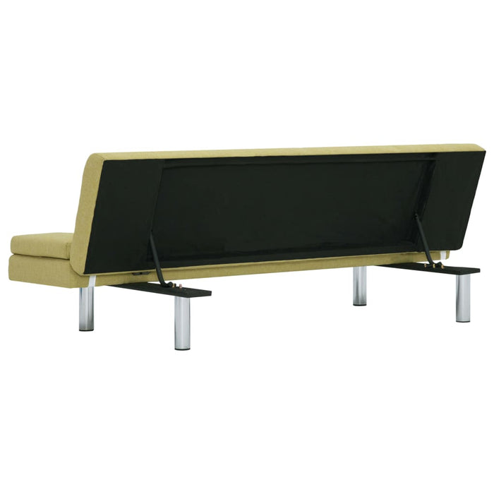 Divano Letto con 2 Cuscini Verde in Poliestere cod mxl 13388