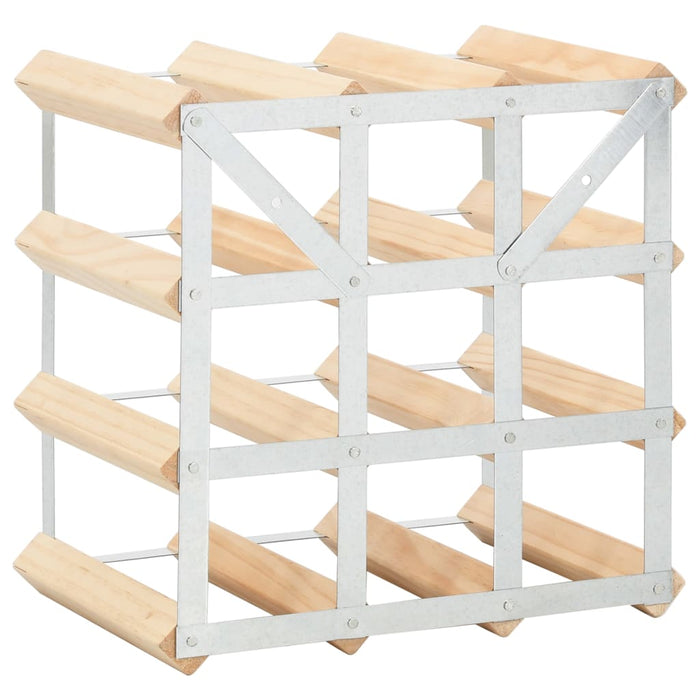 Portavini da 12 Bottiglie in Legno Massello di Pino cod mxl 52884