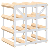 Portavini da 12 Bottiglie in Legno Massello di Pino 282468