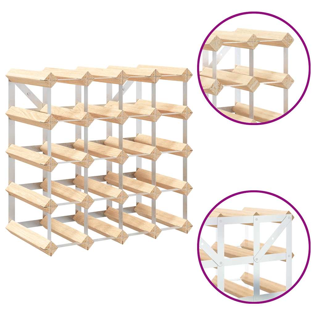 Portavini da 20 Bottiglie in Legno Massello di Pino 282469