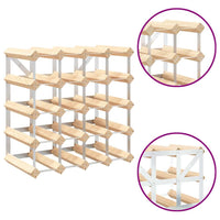 Portavini da 20 Bottiglie in Legno Massello di Pino 282469