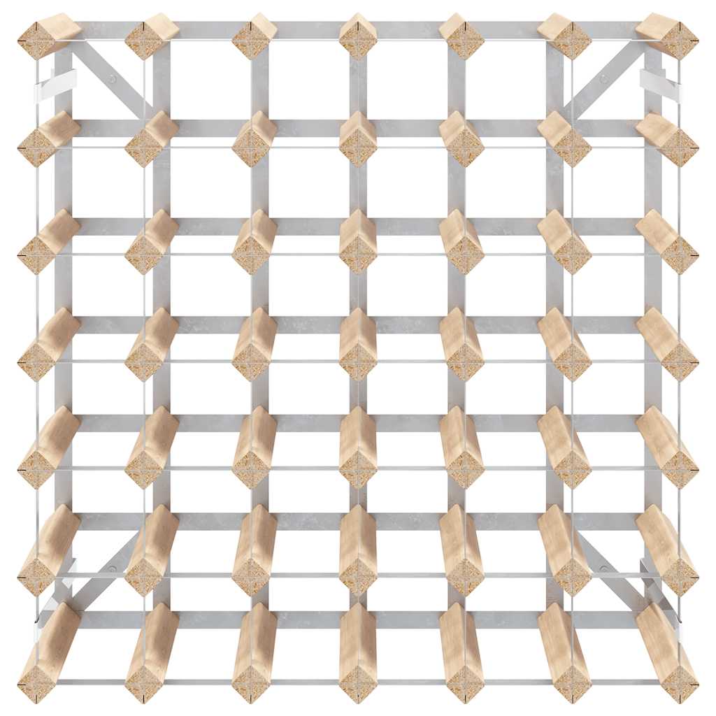 Portavini da 42 Bottiglie in Legno Massello di Pino 282470