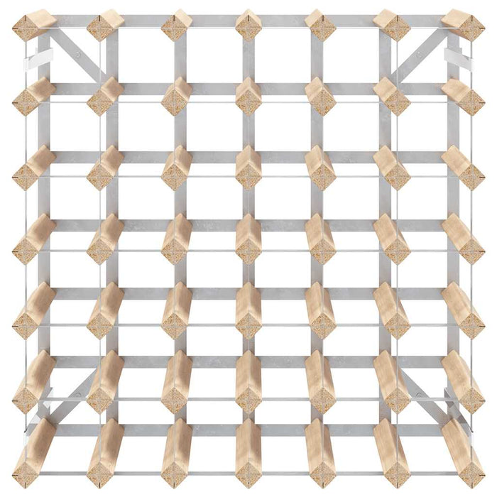 Portavini da 42 Bottiglie in Legno Massello di Pino 282470