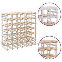 Portavini da 42 Bottiglie in Legno Massello di Pino 282470