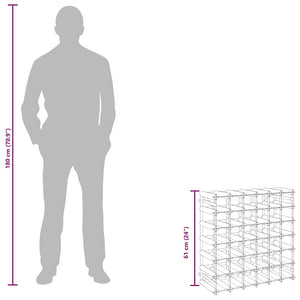 Portavini da 42 Bottiglie in Legno Massello di Pino 282470